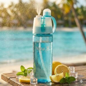 2 in 1 spray water bottle outdoor