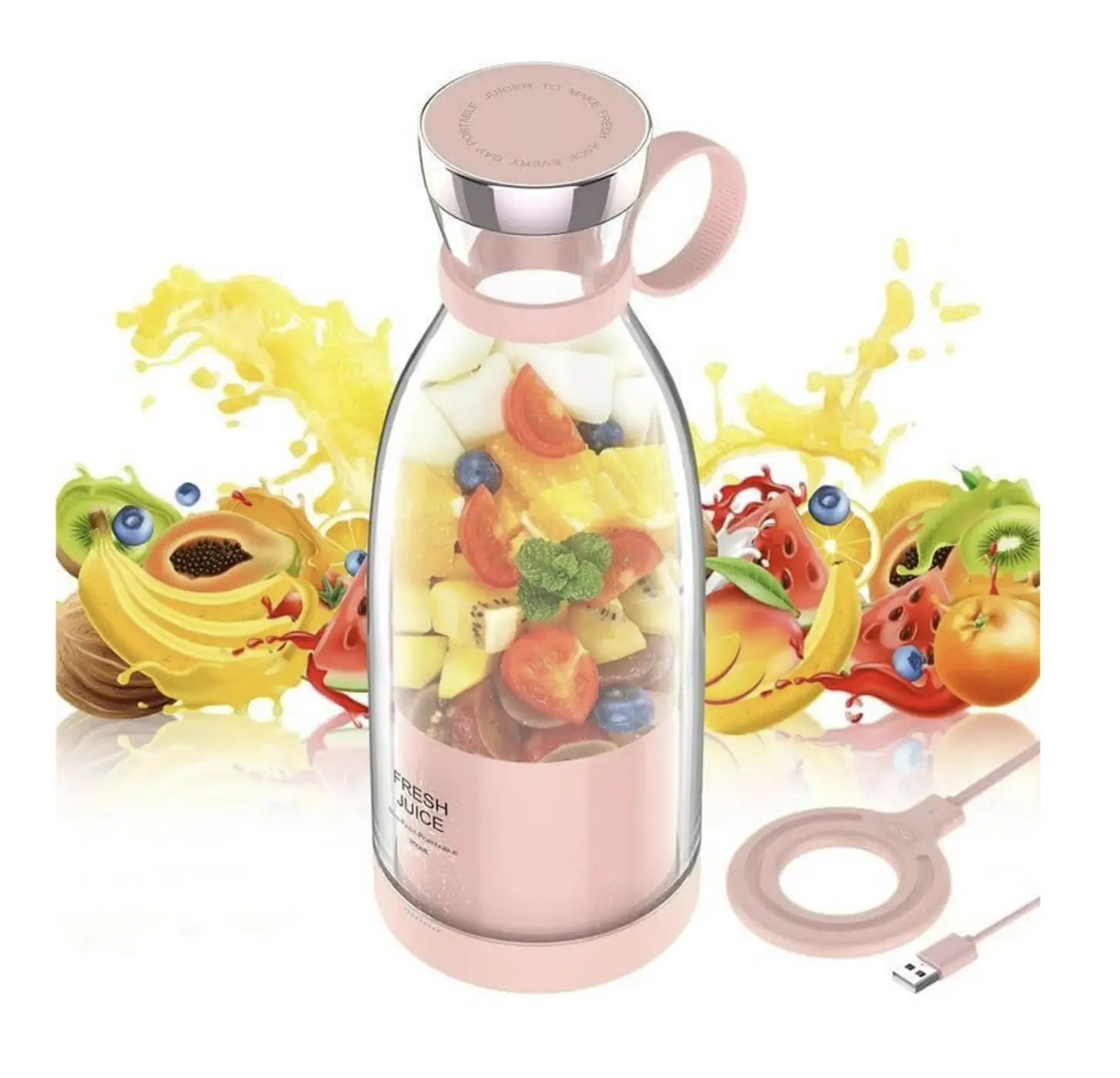 blender portable juicer for smoothie 420 ml