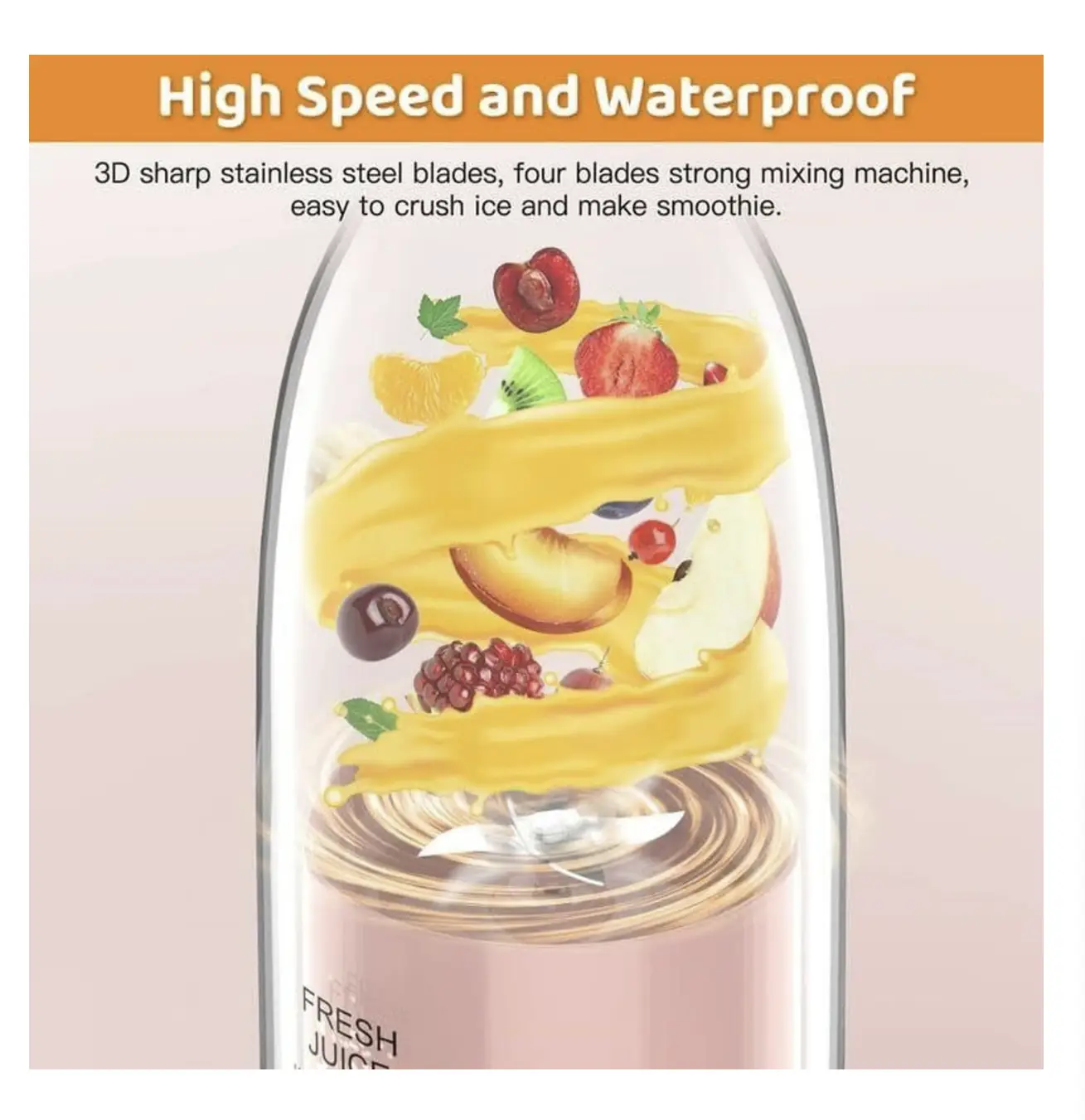 blender portable juicer for smoothie 420 ml