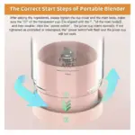 blender portable juicer for smoothie 420 ml