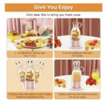 blender portable juicer for smoothie 420 ml