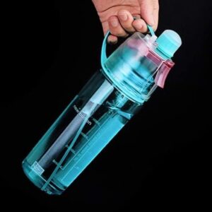 2 in 1 spray water bottle outdoor