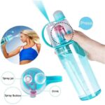 2 in 1 spray water bottle outdoor