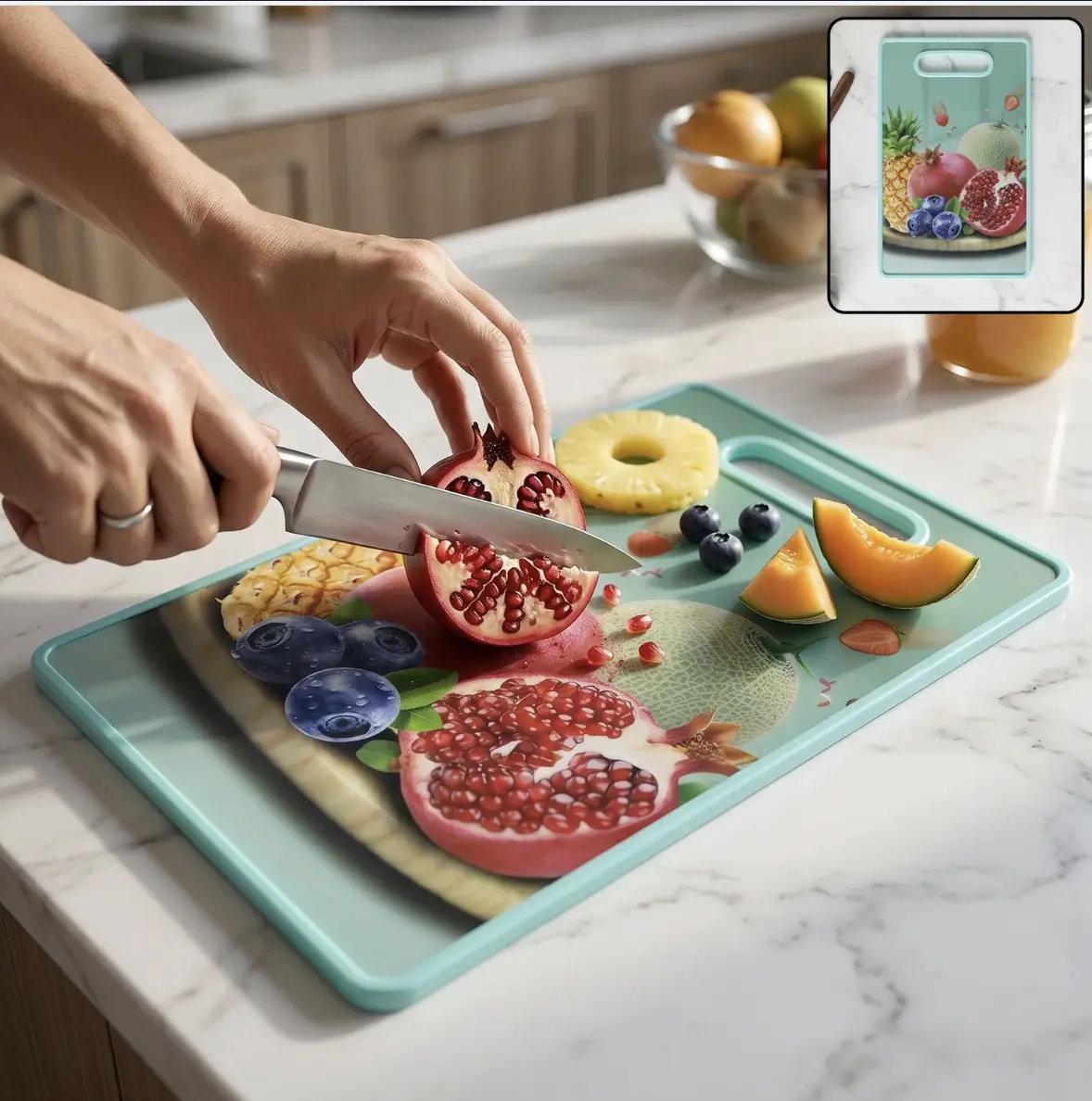 multipurpose anti slip cutting board