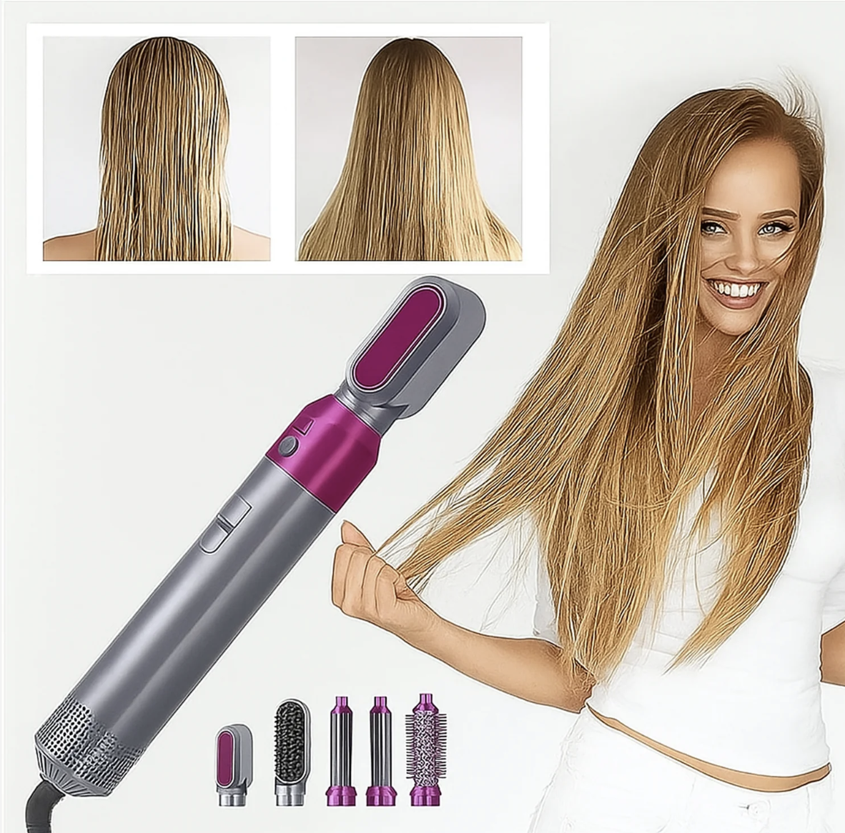 5 in 1 hair dryer brush